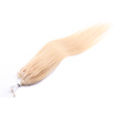Remy Loops Micro Rings Beads Tipped Human Hair Extensions 613-light blonde
