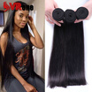 8A Unprocessed Indian Virgin Hair Straight 3 Bundles 100 Perfect Indian Straight Virgin Hair Straight Natural Black Remy Hair