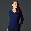 Marc Rebecca sweater women&39s simple wild hedge V-neck cashmere sweater women red