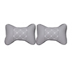 Huashi car headrest car four seasons universal pillow set massage pillow pillow pillow pad neck pillow car supplies fashion rice head pillow 2