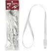 Excellent&elegant UHOO 6734 elegant series of card sets of lanyards do not fade silk texture white 12 bag card card work card card badges