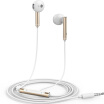 HUAWEI AM116 Original Three-Wire Remote Control With Wheat Half Ear Headphones Gold