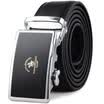 St Paul&39s belt male leather casual men&39s automatic buckle male business belt belt black belt