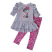 Toddler Kids Baby Girls Autumn Outfits Clothes T-shirt Tops Pants 2pcs Set