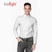 INTERIGHT DP80 Clothing Excessive Spinning Oxford Men Business Casual Shirt White 41 yard