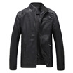 Autumn Winter Coat Men Leather Jacket Zipper Black Motorcycle Coat Outerwear Parka business Casual Jacket