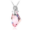 Austrian Crystal Necklace Dolphin Pendant Women High Quality Red Rhinestone Fashion Jewelry Anniversary Gift 979