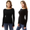New Fashion Women Long Sleeve Casual Tops Blouse Pullover Hoodie T-shirt Sweater
