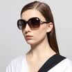 Subtropical MICROHOT polarized sunglasses elegant sunglasses fashion women 8842 through coffee color c3