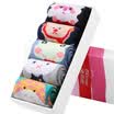 Arctic velvet 5 pairs of women in the tube socks female autumn&winter wool socks warm cartoon socks women are code