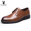 Playboy PLAYBOY ESTABLISHED 1953 Men&39s classic lace business casual shoes wedding shoes round dress shoes men&39s shoes 6CW513009D02 brown 38