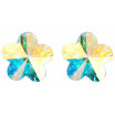 10mm Flower Earings Fashion Jewelry Austrian Crystal Romantic Stud Earrings For Women Anniversary Gift 1210