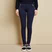 Semir Leggings fall women simple&simple color Slim was thin casual long pants Korean version of the ladies wild tide 10315210500 treasure blue M