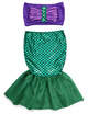 Baby Girls Mermaid Tails Costume Bikini Swimwear Swimsuit Outfits Dress US Stock