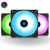 Kyushu Aeolus DEEPCOOL magic ring 120RGB Triple PC chassis fan three 12CMRGB fan wire with the four major brands of motherboard synchronization light effect