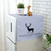 Yuanyuan Nordic deer double door refrigerator cover cloth dust cover washing machine cover cloth with cover towel 70160cm