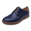 Casual Leather Men Business Shoes Leather Oxford Shoes US Size 6-13 Brown BlackBlue