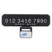 Huashi Auto Accessories Luminous Stop Signs Mobile Phones Cars Temporary Parking Cards Phone Numbers Message Parking Car Cards Modified Special Car Accessories Luminous Blue