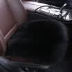 Antarctic nanjiren wool cushion in the long hair cushion winter car seat car home dual-use small square pad 45 × 45cm charm black