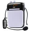 Soaiy soaiy S-718 wireless portable digital amplifier 24G high power bee megaphone teacher teaching megaphone guide lumbar speakers wisdom black