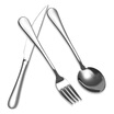 Suncha knife&fork spoon sets of stainless steel knife&fork spoon three sets of steak s