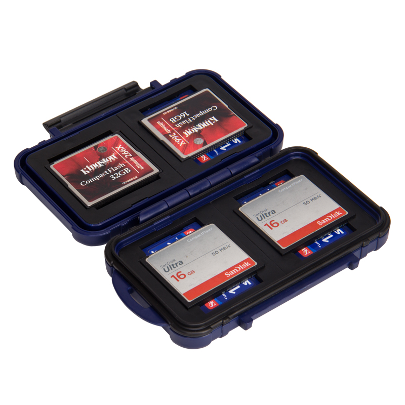Rui Ma EIRMAI CB-101 SLR camera storage box SD CF MSD TF cassette storage box blue