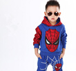 Spiderman Child Sports Suit 2 Pieces Set Tracksuits Boys Clothing Sets CoatPant Christmas Gift for Kid Fashion