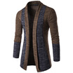 New Mens Fashion Cardigan Sweatshirts Casual Slim Fit Cardigan Hoodies Cotton Stitching Jackets