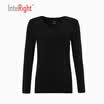 INTERIGHT Women V Collar Shirt Hemp M Pink M