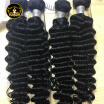 Brazilian Deep Curly Hair Weave 4 Bundles Human Hair Grade 8A Unprocessed Virgin Brazilian Deep Curly No Tangle No Shedding