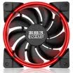 Overclocking three PCCOOLER Haoyue 12CM red chassis fan water cooling heat computer power supply fan CPU fan shock absorption mute donate 4 screws