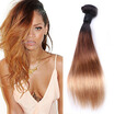 Brazillian Straight Hair 4 Bundles Colored Human Hair Extensions Blonde 1B427 Brazilian Virgin Hair Straight Remy Hair Ombre