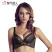 City beauty sexy gathers bra 34 cups thick cup lace lace ladies underwear adjustment bra 090511 shrimp red 70B