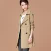 City plus CITYPLUS 2017 autumn&winter new literature&art women&39s retro loose casual jacket wild long hooded windbreaker CWWT179565 card of the XL