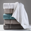 Kangerxin five-star hotel towel cotton absorbent face towel two packs of smoke gray 7534cm