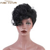 AISI HAIR Synthetic Short Pixie Cut Wigs for Black Women Wavy Heat Resistant Hairstyle