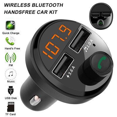 35 4 85cm Wireless Bluetooth Handsfree Car Kit FM Transmitter MP3 Player Dual USB Charger
35 4 85cm Wireless Bluetooth Handsfree Car Kit FM Transmitter MP3 Player Dual USB Charger