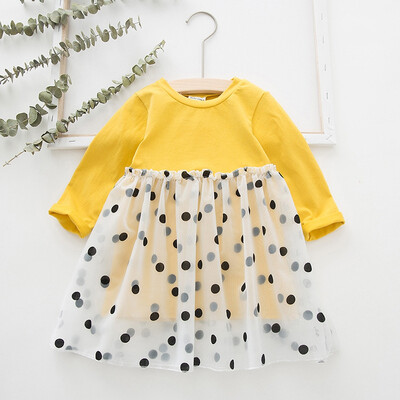 New Spring Autumn Casual Fashion Baby Girl Polka Dot Printing Long Sleeve Princess Dress 3 Colors
New Spring Autumn Casual Fashion Baby Girl Polka Dot Printing Long Sleeve Princess Dress 3 Colors