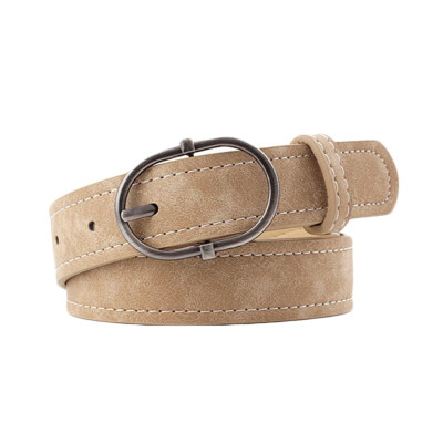 

New Wild Belt For Women Casual Long Section Retro Word Buckle Imitation Leather Fashion Belt Women
