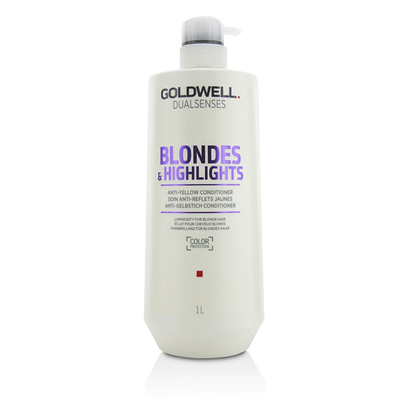 GOLDWELL - Dual Senses Blondes & Highlights Anti-Yellow Conditioner Luminosity For Blonde Hair 1000ml338oz
GOLDWELL - Dual Senses Blondes & Highlights Anti-Yellow Conditioner Luminosity For Blonde Hair 1000ml338oz