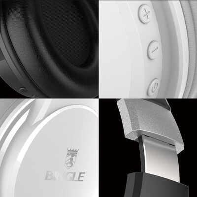 BINGLE FB110 Bluetooth 41 Headphones CSR Wireless Stereo Muisc Earphone Over Ear Headset 35mm AUX In Hands-free w Microphone
BINGLE FB110 Bluetooth 41 Headphones CSR Wireless Stereo Muisc Earphone Over Ear Headset 35mm AUX In Hands-free w Microphone