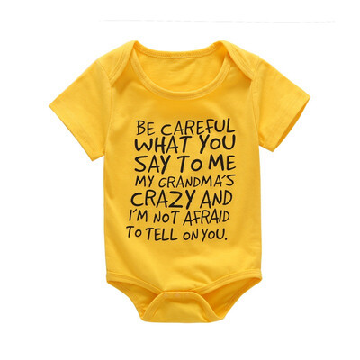Newborn Baby Romper For Boy Girl Infant Clothes Letter Print Cotton Romper Jumpsuit Outfit Summer
Newborn Baby Romper For Boy Girl Infant Clothes Letter Print Cotton Romper Jumpsuit Outfit Summer