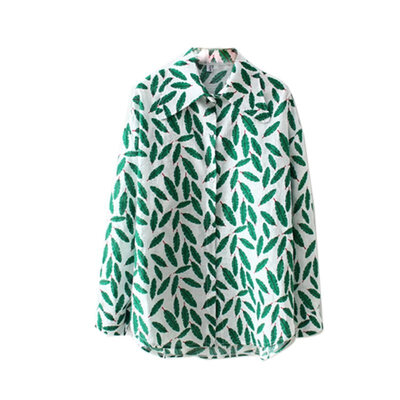 Women Summer Long Sleeve Shirts Floral Print Loose Beach Style Blouse Tee Casual Turn-down Collar Tops
Women Summer Long Sleeve Shirts Floral Print Loose Beach Style Blouse Tee Casual Turn-down Collar Tops