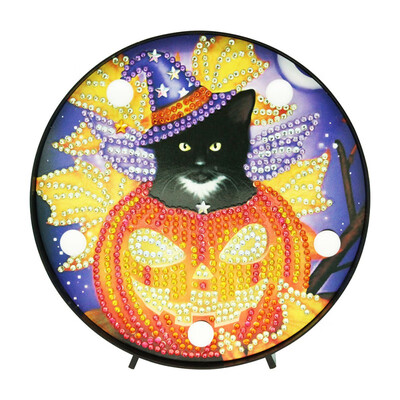 Halloween DIY LED Diamond Painting night lamp Cross Stitch Embroidery Full Drill Decor Lamp Halloween Gift Night Lamp
Halloween DIY LED Diamond Painting night lamp Cross Stitch Embroidery Full Drill Decor Lamp Halloween Gift Night Lamp