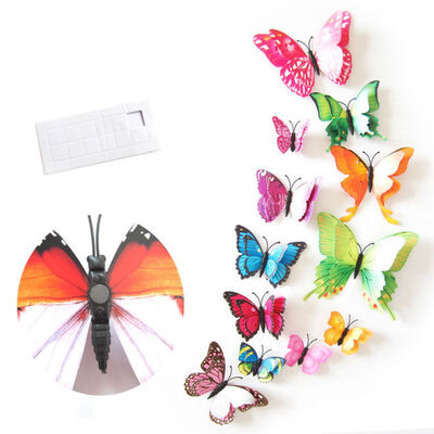 12pcslot 3D PVC Wall Stickers Magnet Butterflies DIY Wall Sticker Decor Poster Kids Rooms Home Decoration
12pcslot 3D PVC Wall Stickers Magnet Butterflies DIY Wall Sticker Decor Poster Kids Rooms Home Decoration