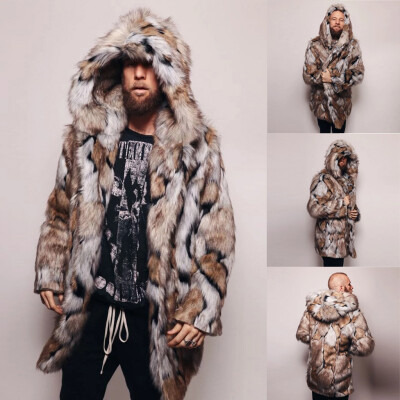 Gobestart Fashion Mens Warm Leopard Thick Hooded Coat Jacket Faux Fur Outwear Overcoat
Gobestart Fashion Mens Warm Leopard Thick Hooded Coat Jacket Faux Fur Outwear Overcoat