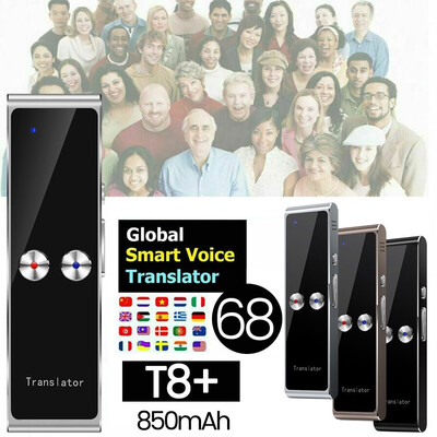 Portable Mini Wireless Smart Translator 68 Languages Two-Way Real Time Instant Voice Translator
Portable Mini Wireless Smart Translator 68 Languages Two-Way Real Time Instant Voice Translator