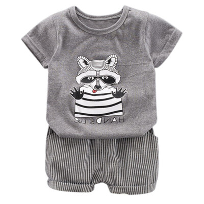 Summer Baby Boy Clothes Animal Cartoon New Clothing Set Short Sleeve Cartoon Animal Print T-shirt TopsShorts Costume Set
Summer Baby Boy Clothes Animal Cartoon New Clothing Set Short Sleeve Cartoon Animal Print T-shirt TopsShorts Costume Set