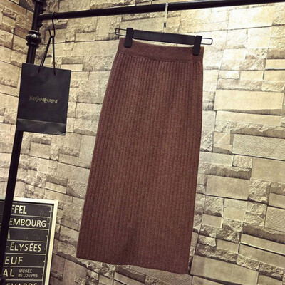 Womens Skirt Bodycon Split Knitted Autumn High Waist Pencil Midi Skirts Female 2019 Winter Elegant Knitting Bottoms
Womens Skirt Bodycon Split Knitted Autumn High Waist Pencil Midi Skirts Female 2019 Winter Elegant Knitting Bottoms