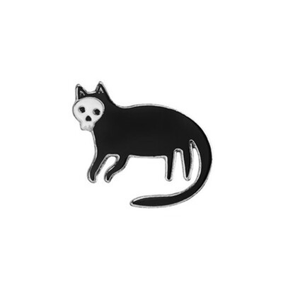 Cute Skull Face Enamel Pin Cat Shape Badges I Like Cats Lapel Pin For Clothes Hat Decoration Jewelry Gifts
Cute Skull Face Enamel Pin Cat Shape Badges I Like Cats Lapel Pin For Clothes Hat Decoration Jewelry Gifts
